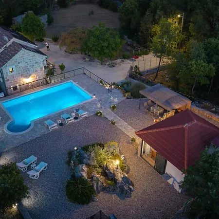 Lugareva With 52 Sqm Private Pool, 4 Bedrooms, 4 Bathrooms, Summer Kitchen, Traditional Environment, Playground