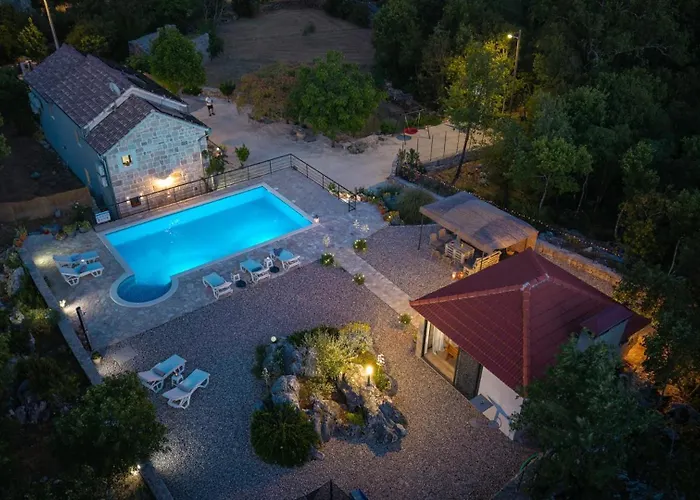 Lugareva With 52 Sqm Private Pool, 4 Bedrooms, 4 Bathrooms, Summer Kitchen, Traditional Environment, Playground