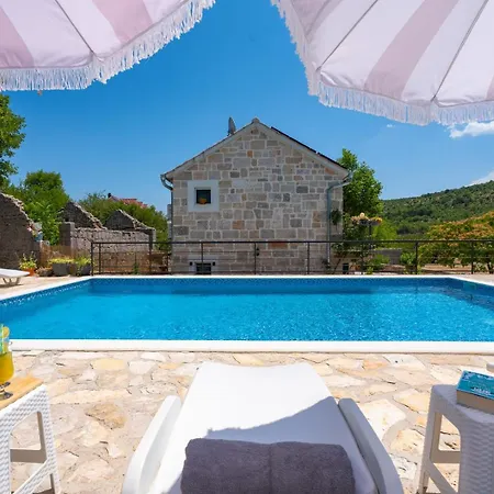 Villa Lugareva With 52 Sqm Private Pool, 4 Bedrooms, 4 Bathrooms, Summer Kitchen, Traditional Environment, Playground *