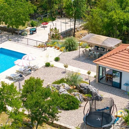 Lugareva With 52 Sqm Private Pool, 4 Bedrooms, 4 Bathrooms, Summer Kitchen, Traditional Environment, Playground Villa